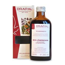 Abbildung: Löwenzahnblätter Bio Pflanzensaft Drapal 200 ml, Saft PZN 09669348