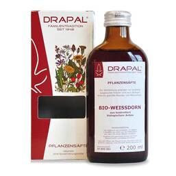 Abbildung: Weissdornbeeren Bio Pflanzensaft Drapal 200 ml, Saft PZN 09669383