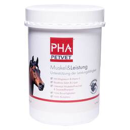 Abbildung: PHA Muskel & Leistung für Pferde Pulver Pulver, 850 g PZN 09670699