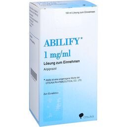 Abbildung: Abilify 1 mg / ml Lösung zum Einnehmen 150 ml, Lösung zum Einnehmen PZN 09671457