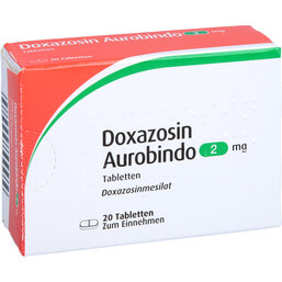Abbildung: Doxazosin Aurobindo 2 mg Tabletten 20 St, Tabletten PZN 09673597