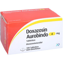 Abbildung: Doxazosin Aurobindo 4 mg Tabletten 100 St, Tabletten PZN 09673640