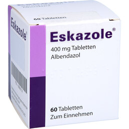 Abbildung: Eskazole Tabletten 60 St, Tabletten PZN 09680114