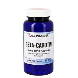 Abbildung: Beta Carotin 5 mg GPH Kapseln Kapseln, 120 St PZN 09681355