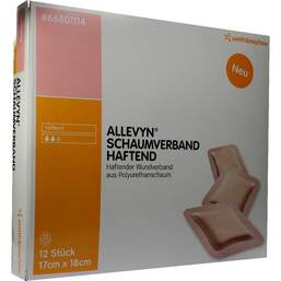 Abbildung: Allevyn Schaumverband 17x18 cm haftend 12 St, Verband PZN 09686571