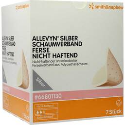 Abbildung: Allevyn Silber Schaumverband Ferse nicht haftend 7 St, Verband PZN 09686743