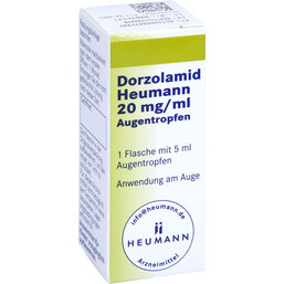 Abbildung: Dorzolamid Heumann 20 mg / ml Augentropfen 5 ml, Augentropfen PZN 09687286