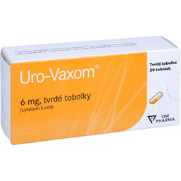 Abbildung: Uro Vaxom 6 mg Kapseln 30 St, Hartkapseln PZN 09687889