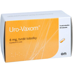 Abbildung: Uro Vaxom 6 mg Kapseln 90 St, Hartkapseln PZN 09687895