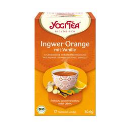 Abbildung: Yogi Tea Ingwer Orange + Vanille Bio Filterbeutel, 17X1.8 g PZN 09688044