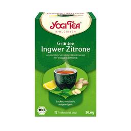 Abbildung: Yogi Tea Grüntee Ingwer Zitrone Bio Filterbeutel, 17X1.8 g PZN 09688156