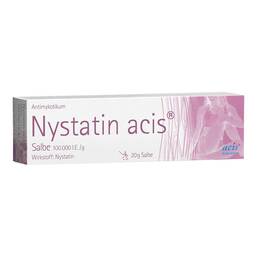 Abbildung: Nystatin acis Salbe Salbe, 20 g PZN 09704263