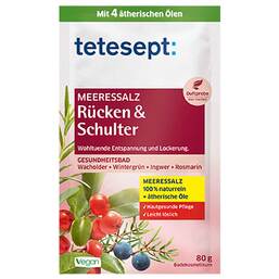Abbildung: Tetesept Meeressalz Rücken & Schulter Salz, 80 g PZN 09704406