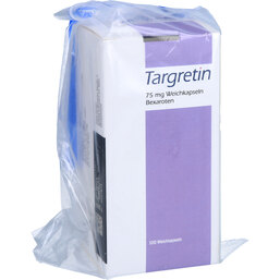 Abbildung: Targretin 75 mg Weichkapseln 100 St, Weichkapseln PZN 09704636