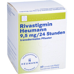 Abbildung: Rivastigmin Heumann 9,5 mg / 24 Std.transd.Pflaster 60 St, Pflaster transdermal PZN 09708516