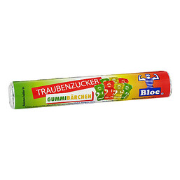 Abbildung: Bloc Traubenzucker Gummibärchen Rolle 1 St PZN 09708924