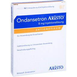 Abbildung: Ondansetron Aristo 8 mg Injektionslösung 5 St, Injektionslösung PZN 09714557