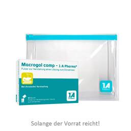 Abbildung: Macrogol comp 1A Pharma Pulver Pulver zur Herstellung einer Lösung zum Einnehmen, 100 St PZN 09714652