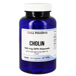 Abbildung: Cholin 100 mg GPH Kapseln Kapseln, 180 St PZN 09721729