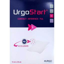 Abbildung: Urgostart Tül 15x20 cm 5 St, Wundgaze PZN 09722806