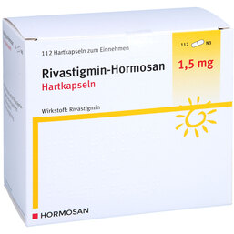 Abbildung: Rivastigmin Hormosan 1,5 mg Hartkapseln 112 St, Hartkapseln PZN 09724047