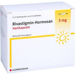 Abbildung: Rivastigmin Hormosan 3 mg Hartkapseln 112 St, Hartkapseln PZN 09724082
