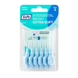 Abbildung: Tepe Interdentalbürste x-weich 0,6mm 6 St, Zahnbürste PZN 09724834