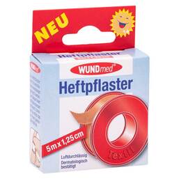Abbildung: Heftpflaster Textil 5mx1,25cm 1 St, Pflaster PZN 09735045