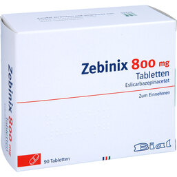 Abbildung: Zebinix 800 mg Tabletten 90 St, Tabletten PZN 09737156