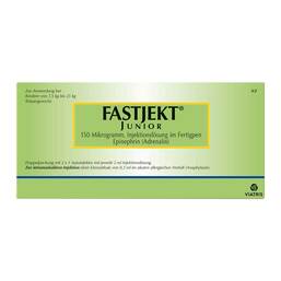 Abbildung: Fastjekt Junior Autoinjektor 2 St, Injektionslösung in einem Fertigpen PZN 09738919