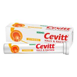 Abbildung: Cevitt Hals & Rachen Lutschtabletten Zitrone Lutschtabletten, 20 St PZN 09744274
