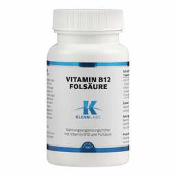Abbildung: Vitamin B12 + Folsäure Kapseln 100 St, Kapseln PZN 09745440
