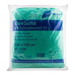 Abbildung: Beesana Schutzmantel 140x140 cm grün 100 St PZN 09747462