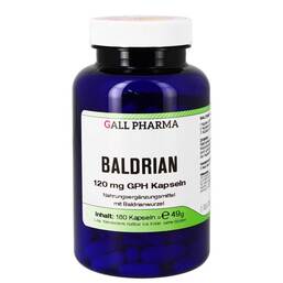 Abbildung: Baldrian 120 mg GPH Kapseln 180 St, Kapseln PZN 09748881