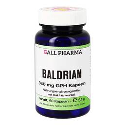 Abbildung: Baldrian 360 mg GPH Kapseln 60 St, Kapseln PZN 09748935