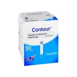Abbildung: Contour Sensoren Teststreifen 50 St, Teststreifen PZN 09751452