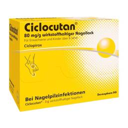 Abbildung: Ciclocutan 80 mg / g wirkstoffhaltiger Nagellack Wirkstoffhaltiger Nagellack, 3 g PZN 09758276