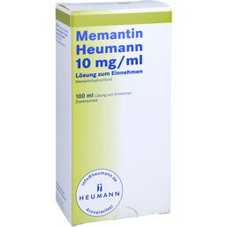 Abbildung: Memantin Heumann 10 mg / ml Lösung zum Einnehmen 100 ml, Lösung zum Einnehmen PZN 09759117