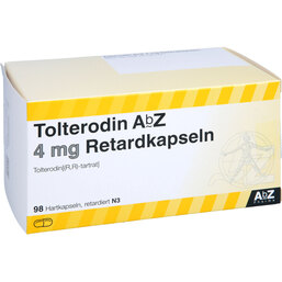 Abbildung: Tolterodin AbZ 4 mg Retardkapseln 98 St, Retard-Kapseln PZN 09763455