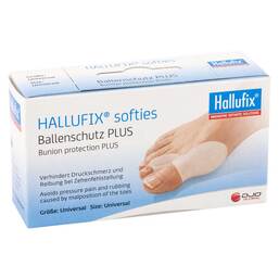 Abbildung: Hallufix softies Ballenschutz Plus 1 St, Gelplatten PZN 09770277