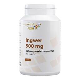 Abbildung: Ingwer Kapseln 500 mg 120 St, Kapseln PZN 09771503