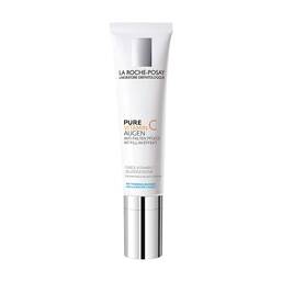 Abbildung: Roche-Posay Pure Vitamin C Augen Anti-Falten Pflege Creme, 15 ml PZN 09773198