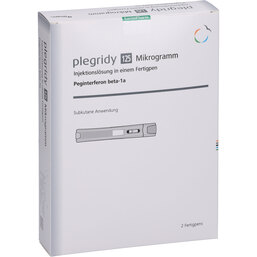 Abbildung: Plegridy 125 µg 1 Mon.Injektionslösung in einem Fertigpen 2 St, Injektionslösung PZN 09776274