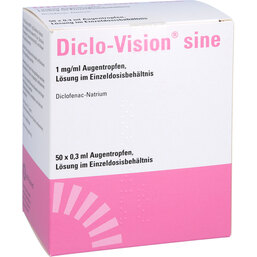 Abbildung: Diclo Vision sine 1mg / ml Augentropfen Single-Dose Unit 50X0.3 ml, Augentropfen PZN 09777411