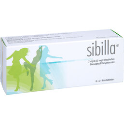 Abbildung: Sibilla Filmtabletten 6X21 St, Filmtabletten PZN 09779433