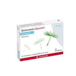 Abbildung: Desloratadin Glenmark 5 mg Tabletten Tabletten, 20 St PZN 09782978