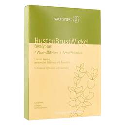 Abbildung: Husten Brust Wickel Eucalyptus Wachswerk 6 St, Folie PZN 09783104 