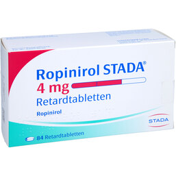 Abbildung: Ropinirol STADA 4 mg Retardtabletten 84 St, Retard-Tabletten PZN 09783280