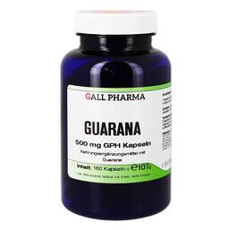 Abbildung: Guarana 500 mg GPH Kapseln Kapseln, 180 St PZN 09786404