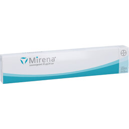 Abbildung: Mirena Levonorgestrel 20 µg / 24 h Intrauterinpessar 1 St, Intrauterinpessar PZN 09882148